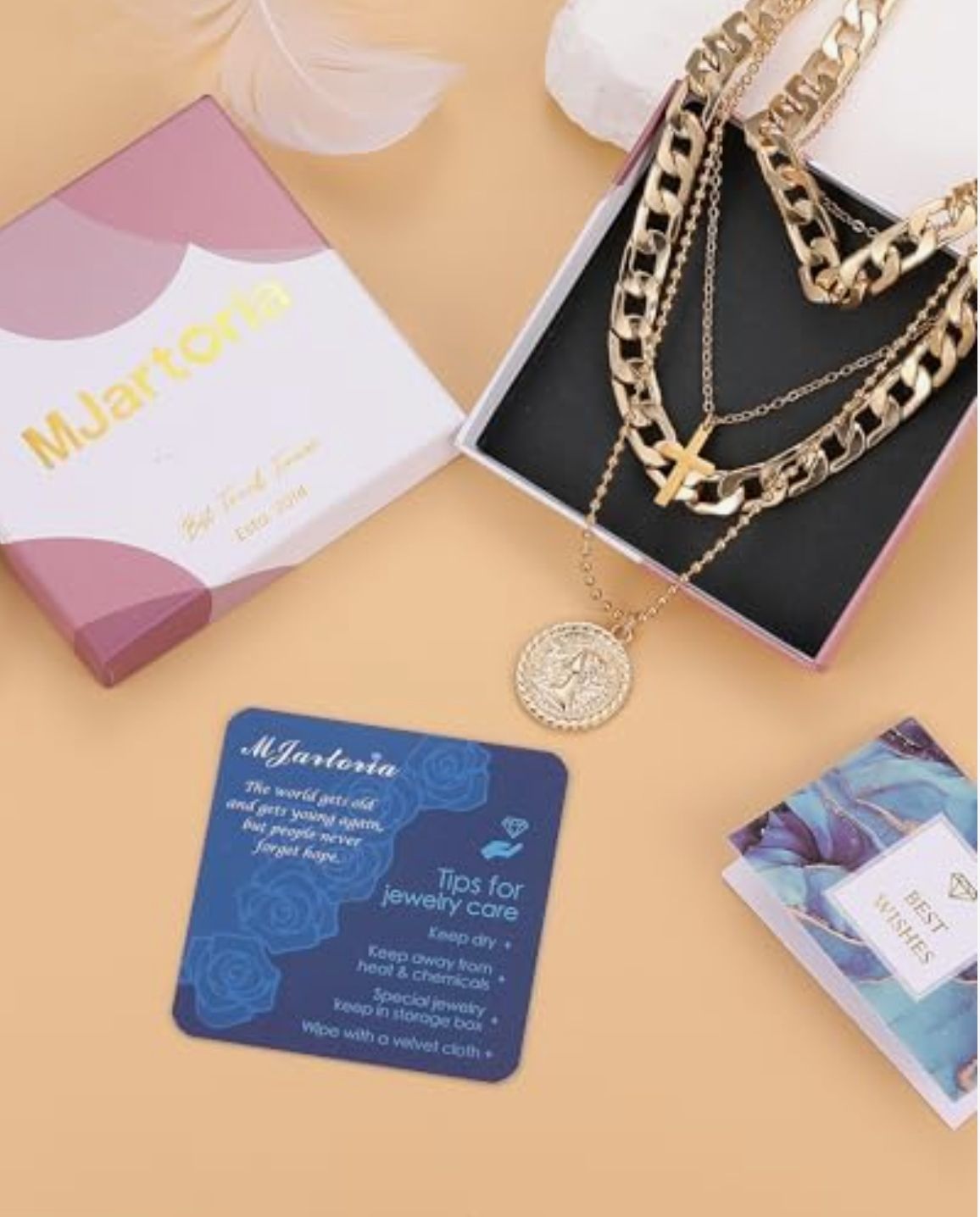 MJartoria - Collares en capas para mujer