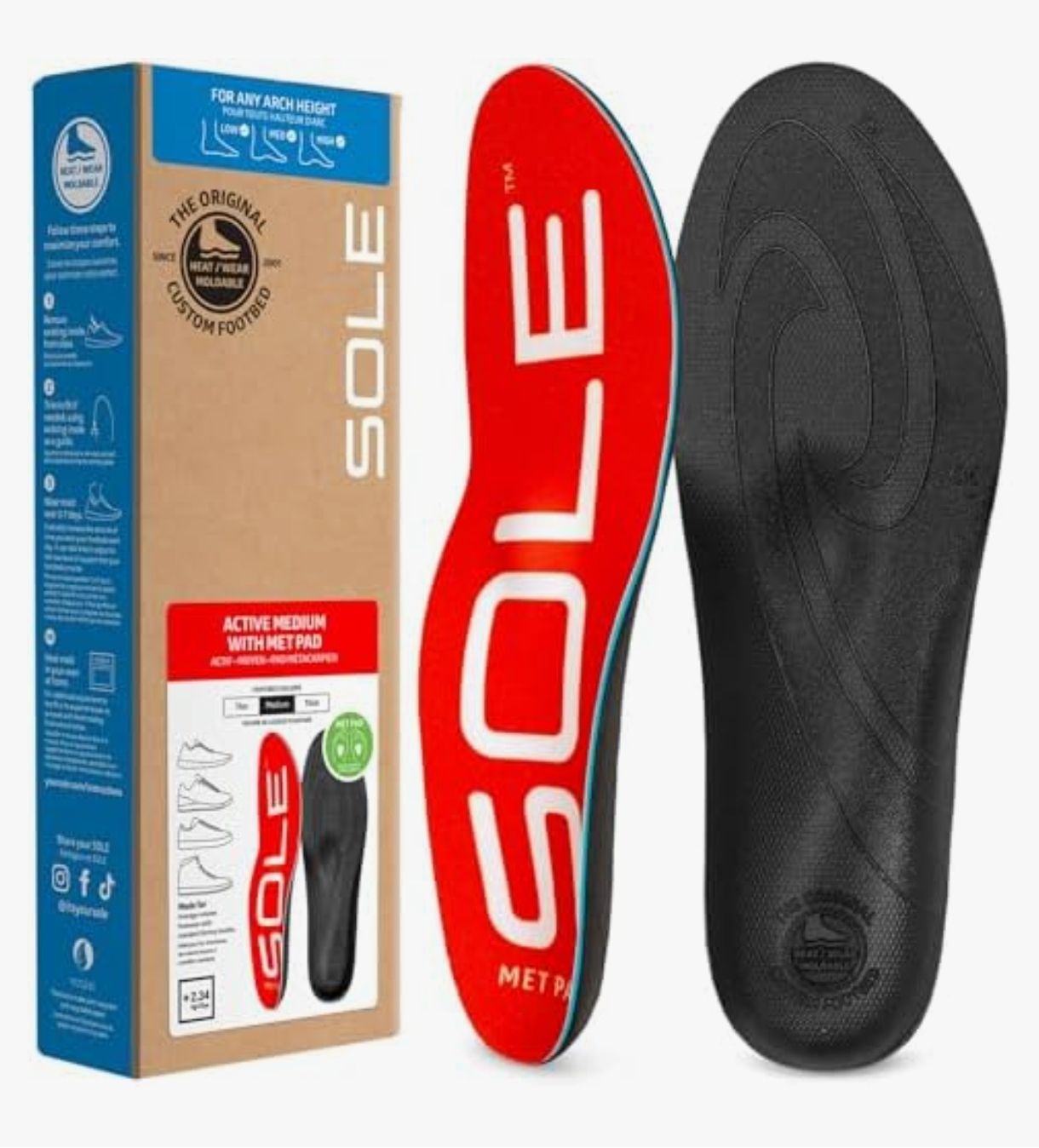 SOLE - Plantillas activas de fascitis 