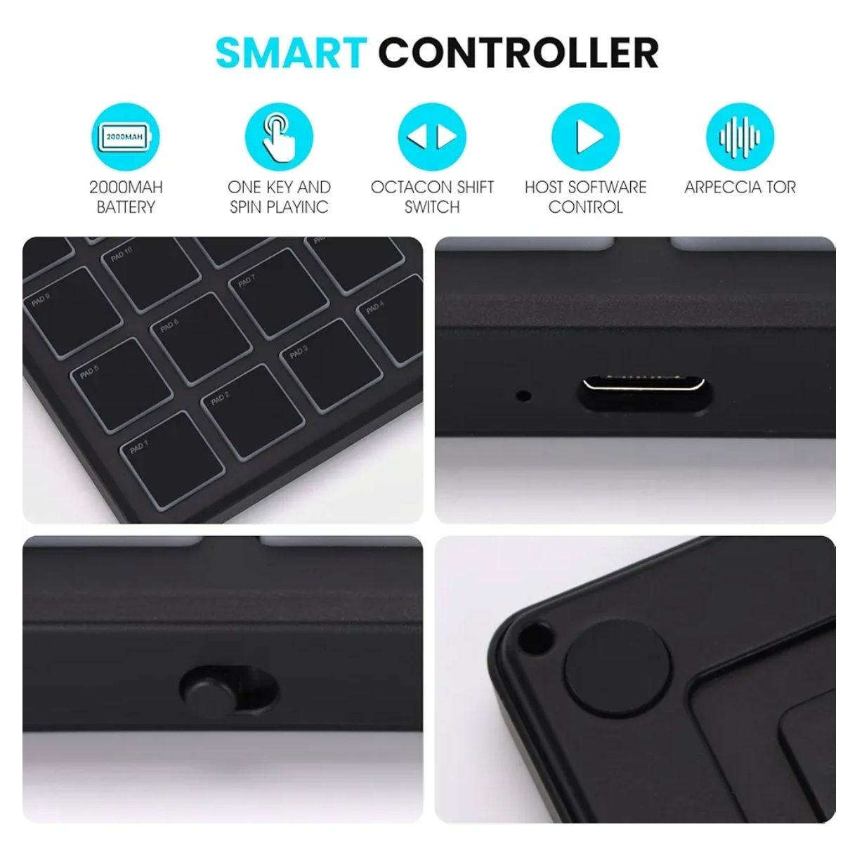 M-VAVE - Almohadillas para Oreja MIDI Inalámbricas