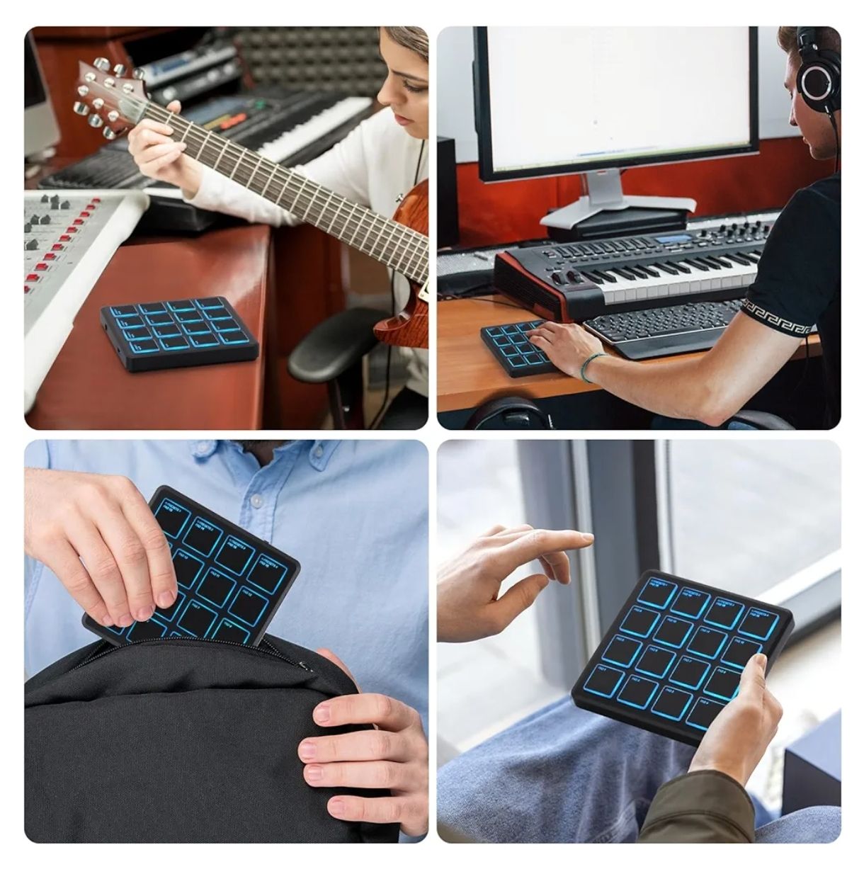 M-VAVE - Almohadillas para Oreja MIDI Inalámbricas