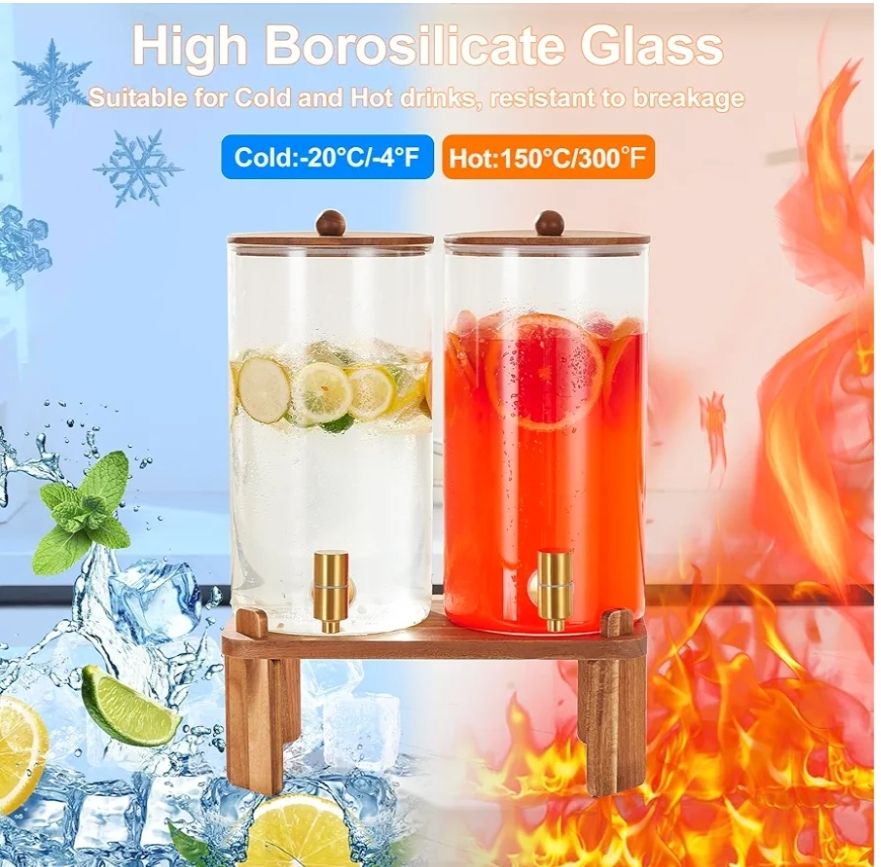 2 dispensadores de bebidas 