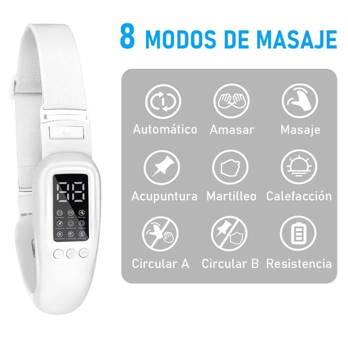 Masajeador Facial Eliminador de Papada, Microcorriente