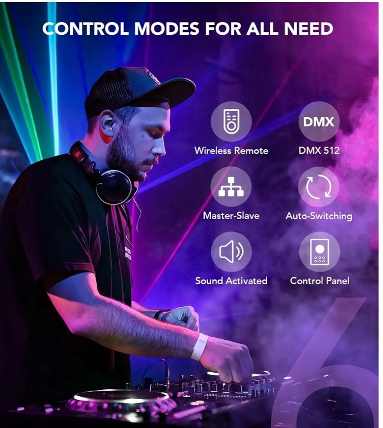 KeoBin - Luces de DJ para fiestas