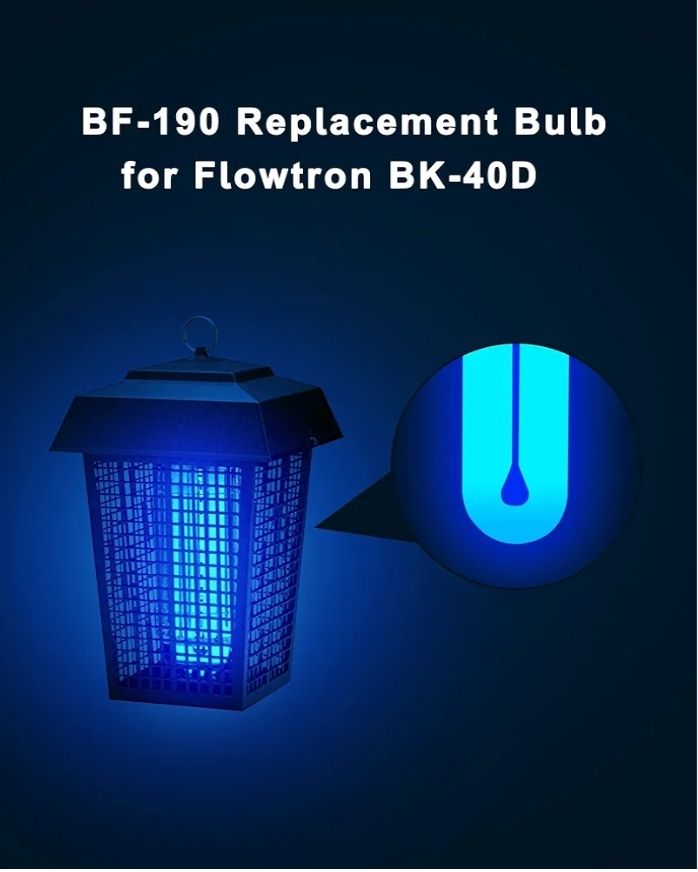 BF190 - foco de repuesto compatible con Flowtron BK-40D Bug Zapper