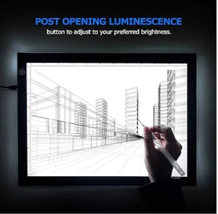 LITENERGY Tablero de luz LED portátil A4