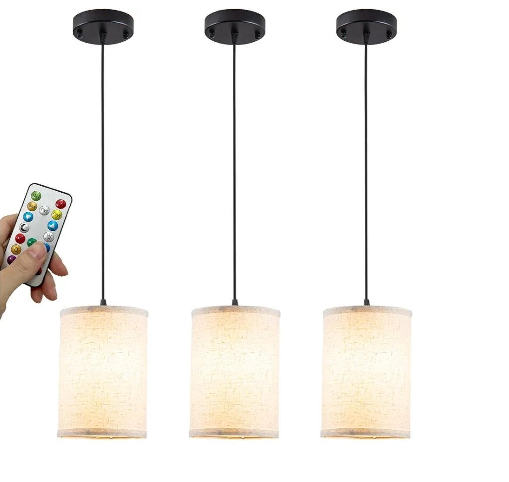 Luz Colgante Operada por Batería con Control Remoto