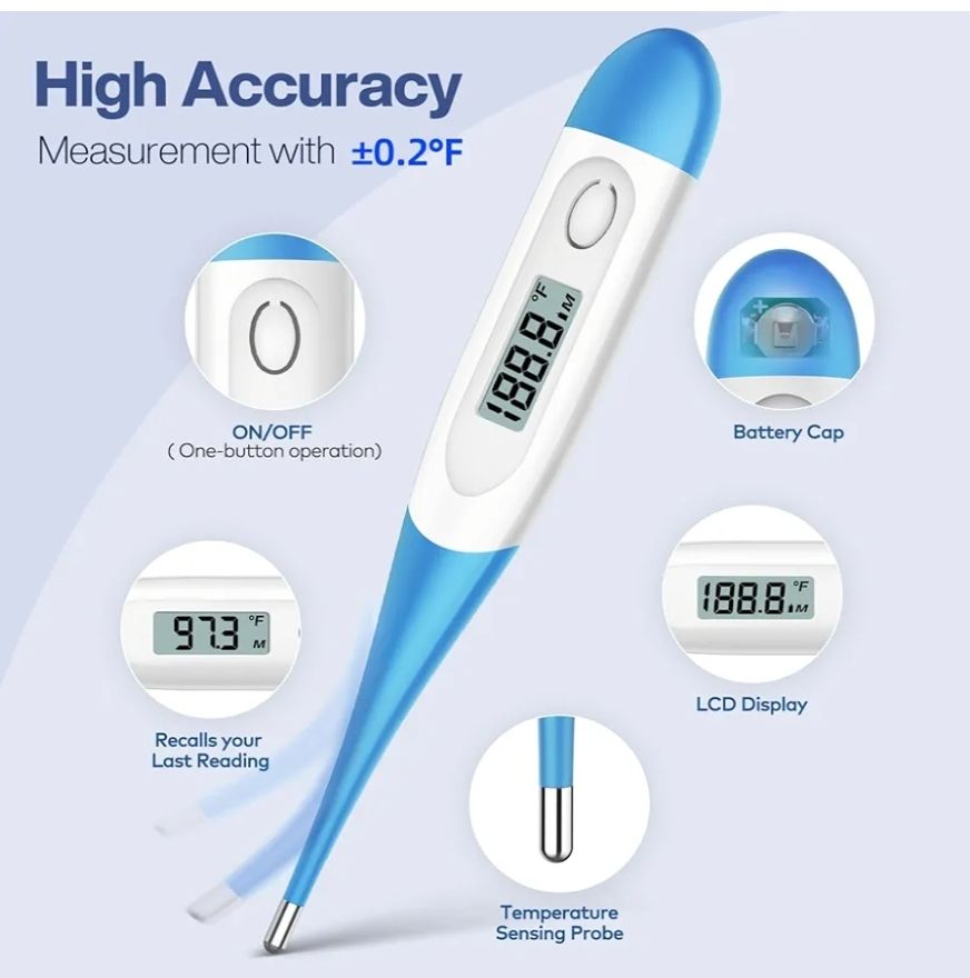 Boncare termómetro oral digital para fiebre
