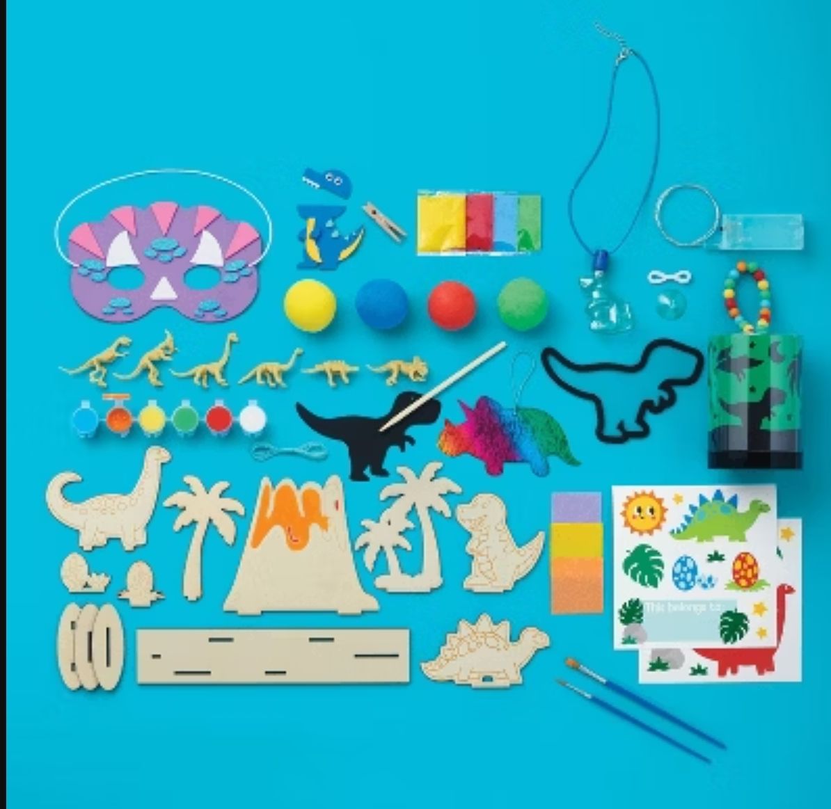 Estuche para kit de actividades de dinosaurios
