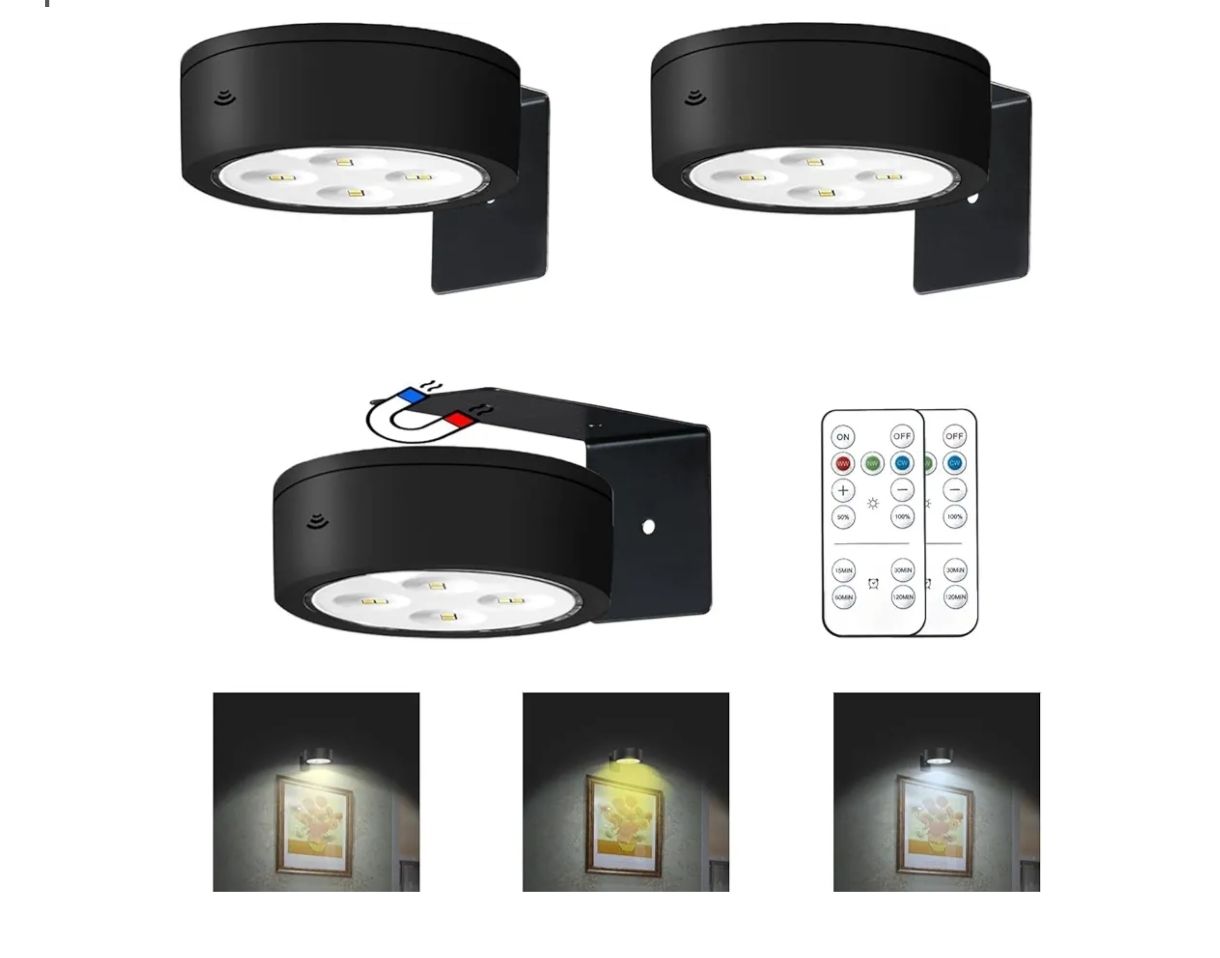 3pcs batería operada luz de imagen