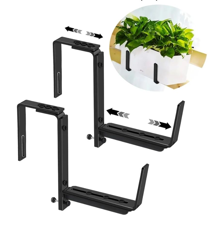 Soportes de caja de flores ajustables