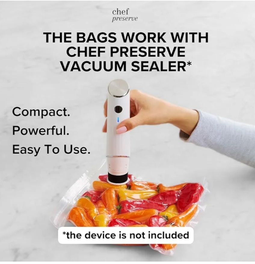 Chef Preserve Bolsas selladoras al vacío