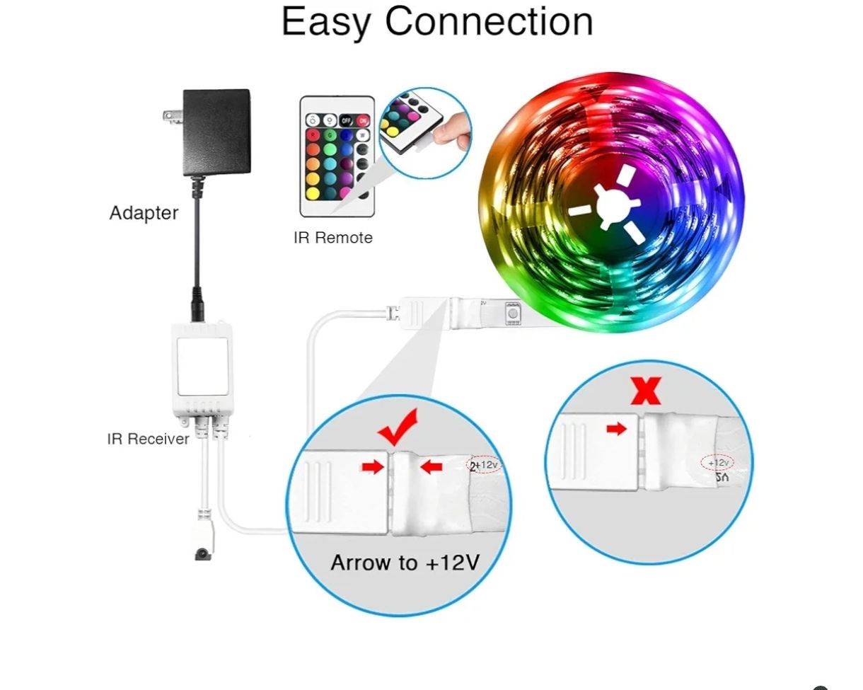 DAYBETTER Tira de luces LED de 15 m