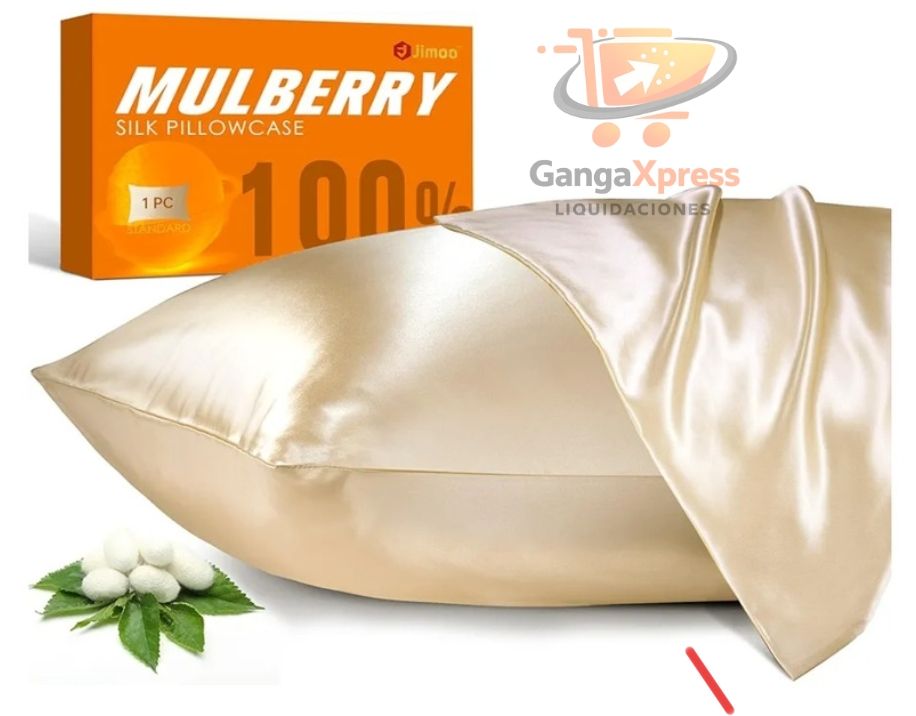 Paquete de 2 fundas de almohada de seda