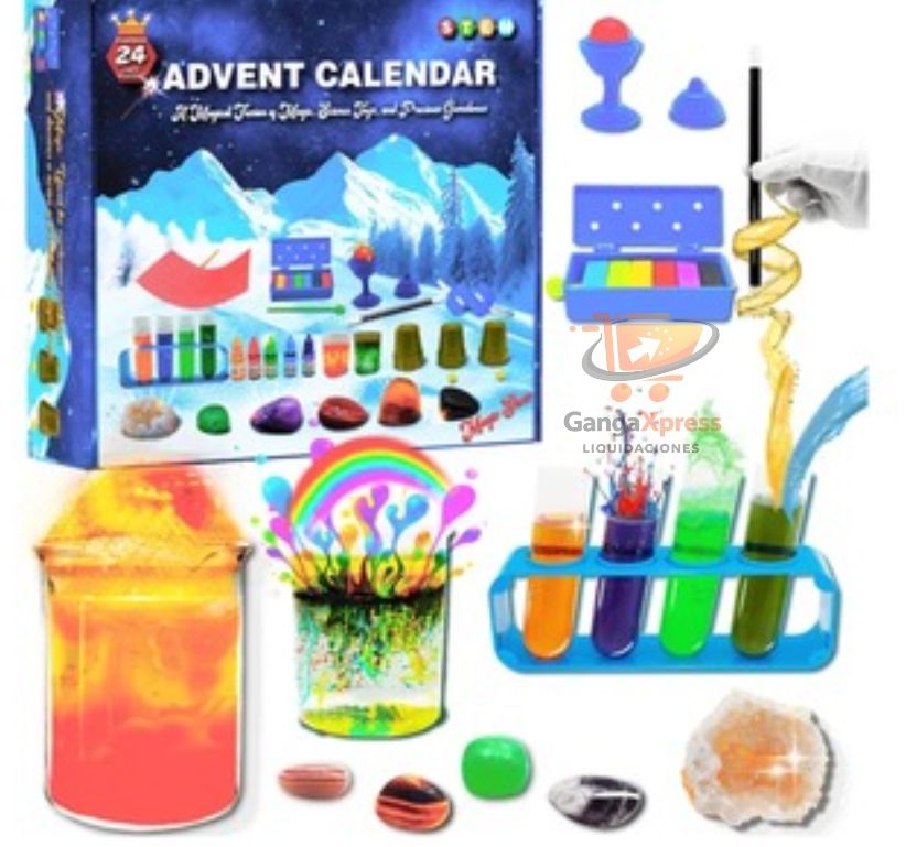 JAJ Calendario de Adviento 2024 para niños de 6 a 8 a 12 años