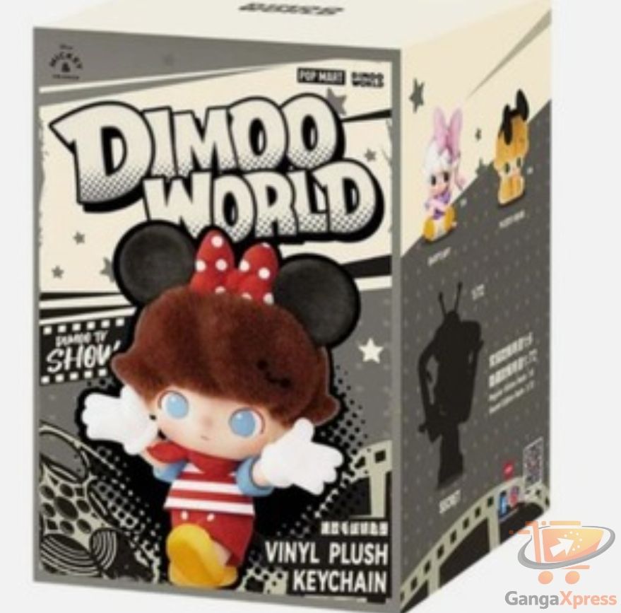 POPMART DIMOO WORLD × DISNEY Series-Vinilo Peluche Llavero Caja 