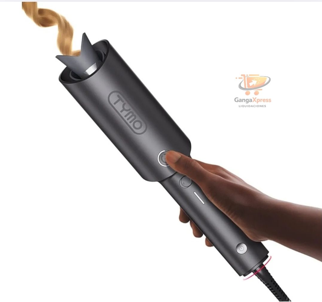 TYMO CURLPRO - Rizador giratorio automático gris