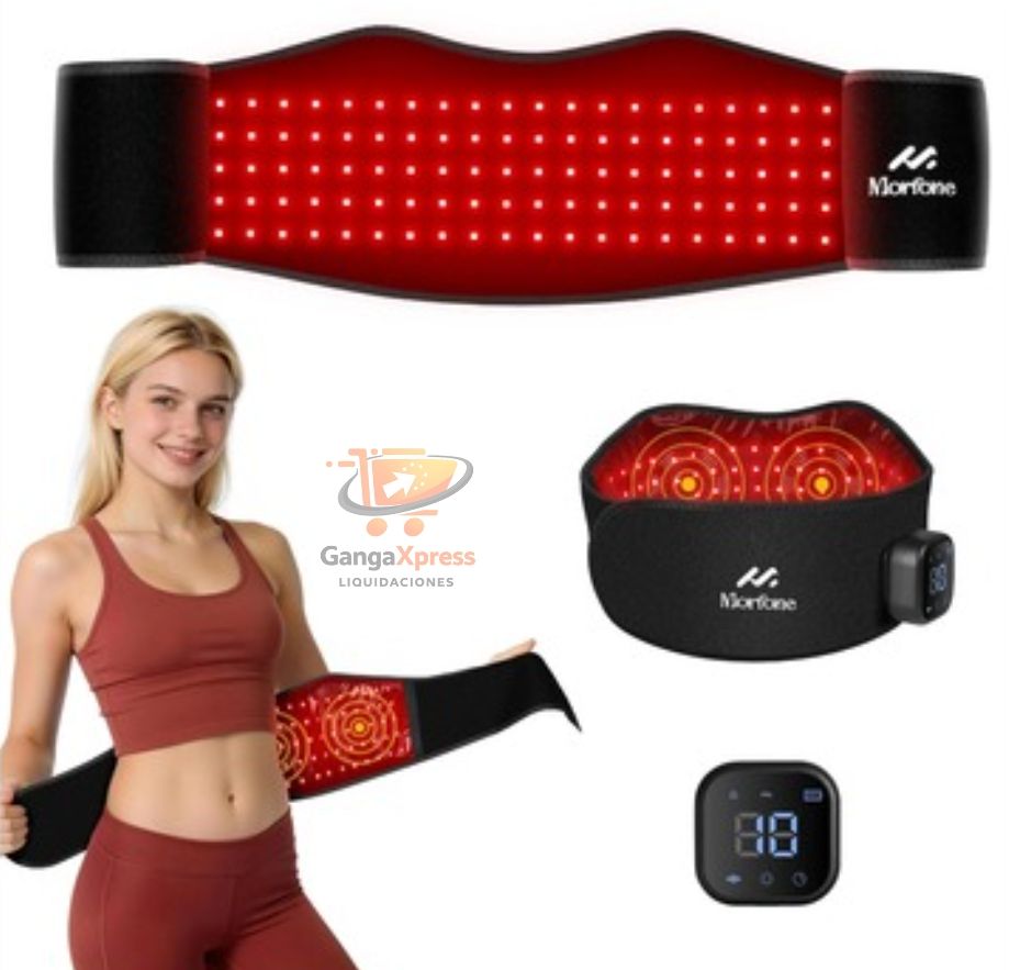 Cinturón inalámbrico de terapia de luz roja
