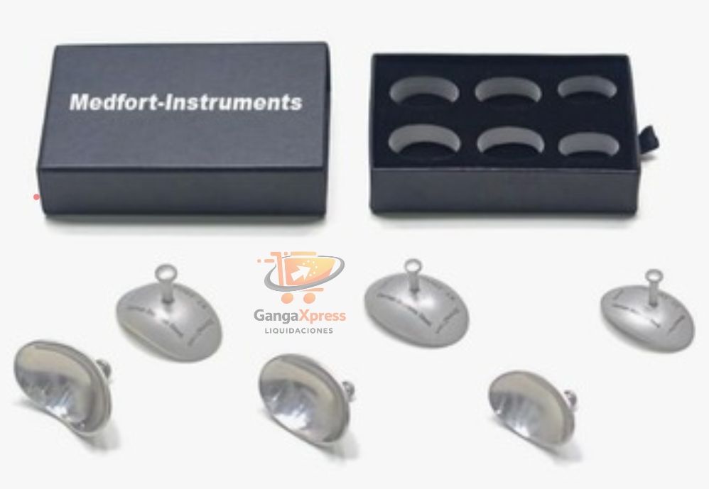 Protector de ojos corneal de acero inoxidable