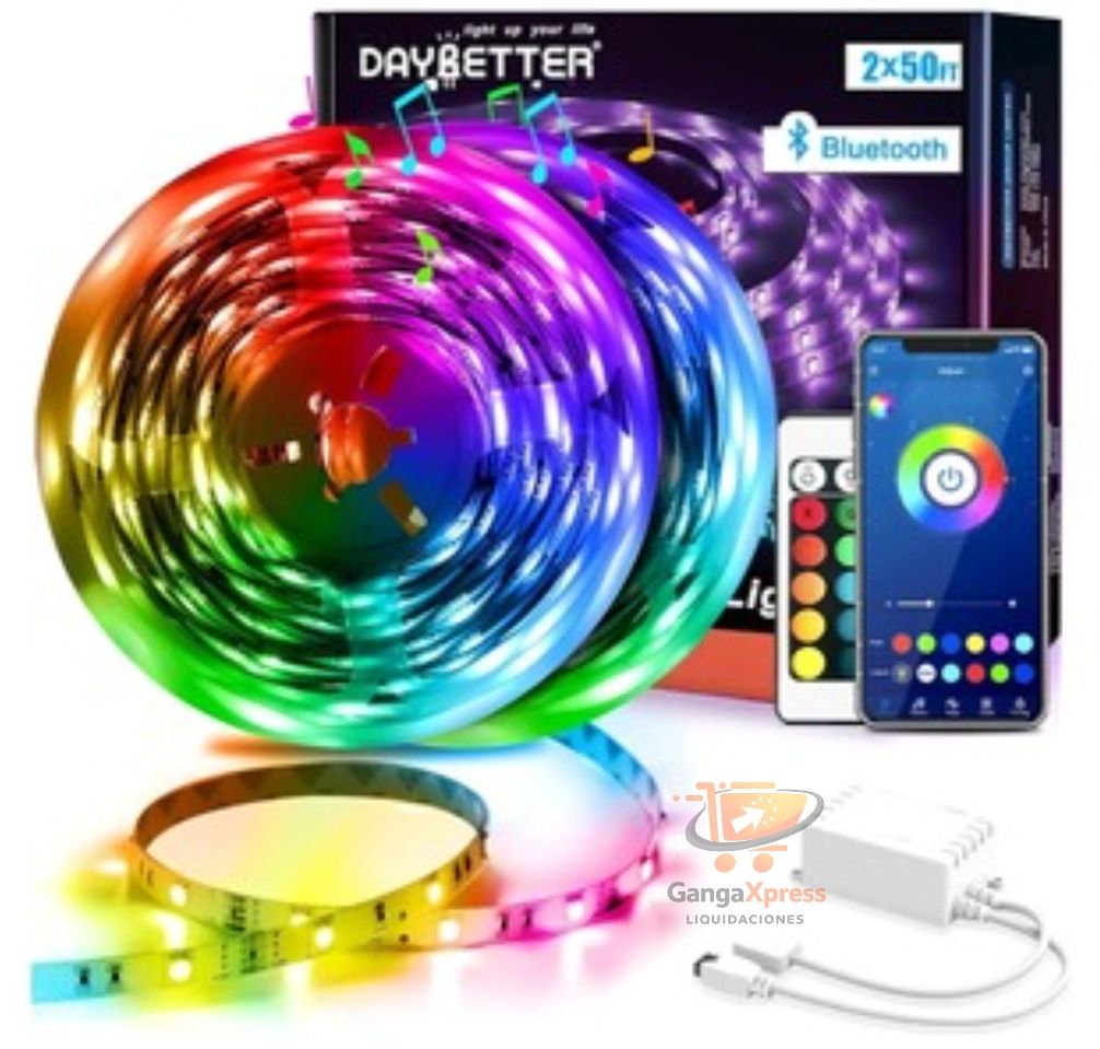 DAYBETTER Tira de luces LED de 15 m