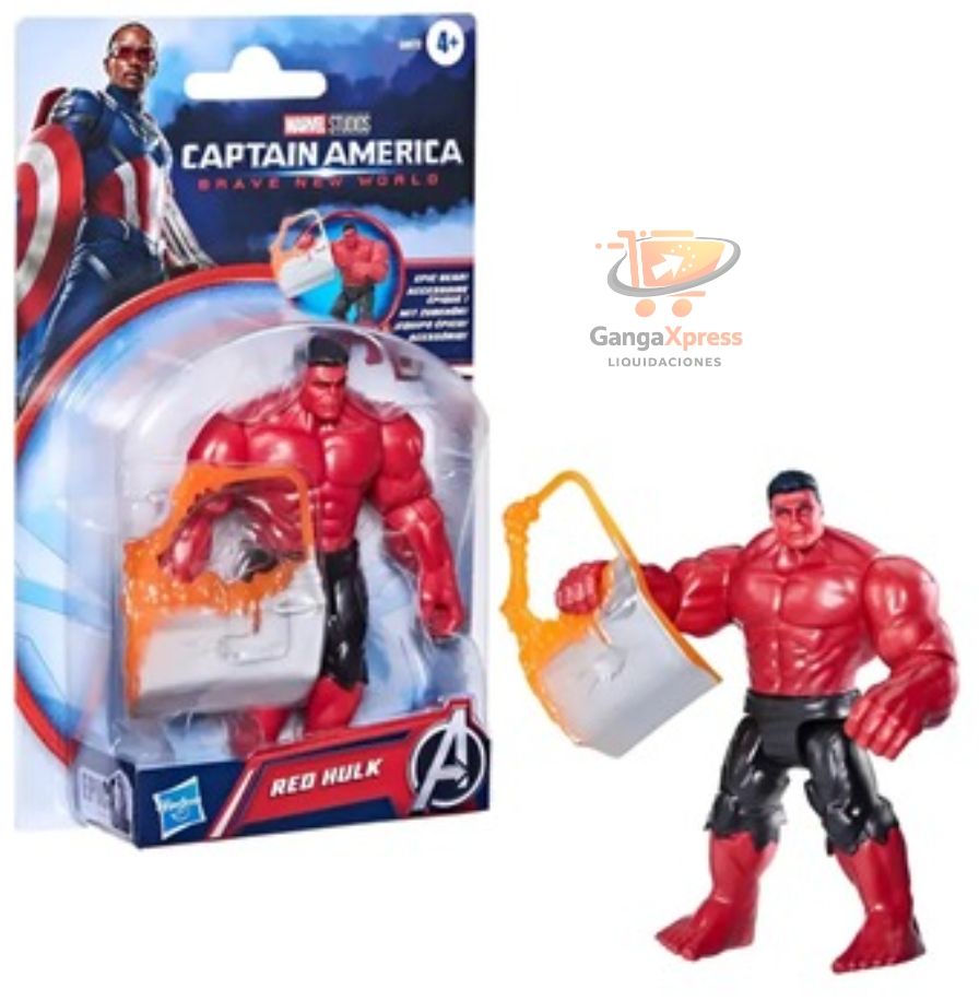 Marvel Avengers Epic Hero Series Hulk Rojo