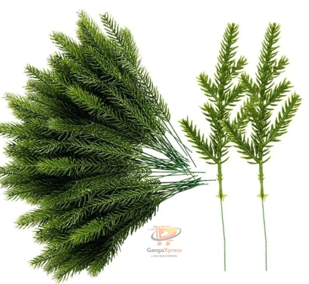 59 piezas de Agujas De Pino Artificiales 