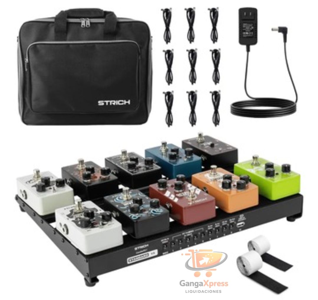 STRICH - Tabla de pedal con fuente de alimentación integrada