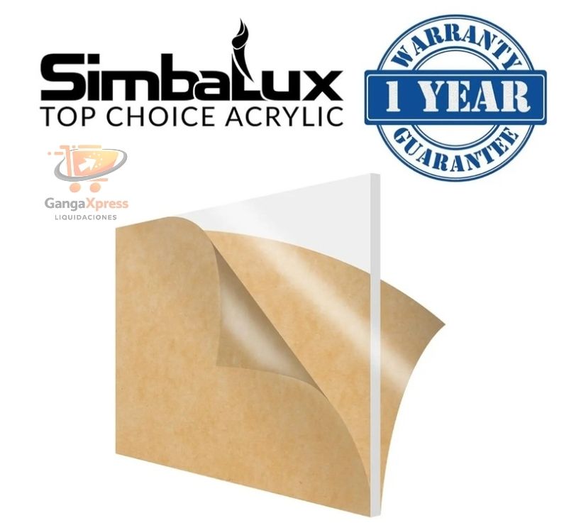 Simbalux Hoja Acrílica Transparente