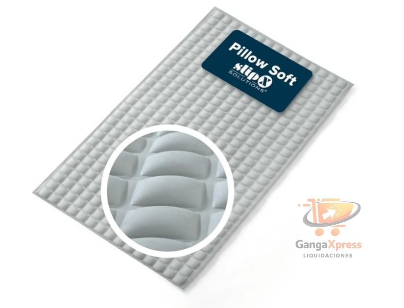 Alfombrilla de baño SlipX Solutions Gray Pillow