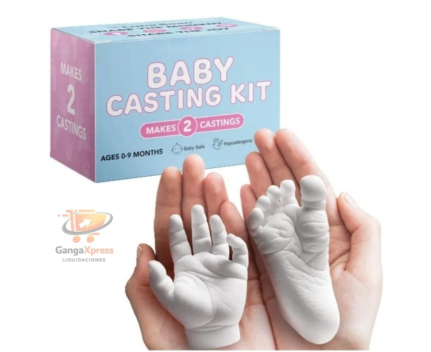 Kit De Huellas De Bebé Y Fundición A Mano