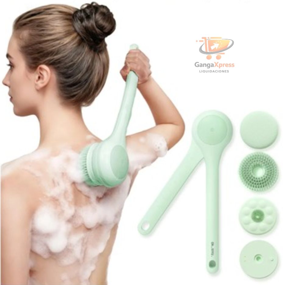 Cepillo de cuerpo eléctrico para ducha (COLOR NEGRO)