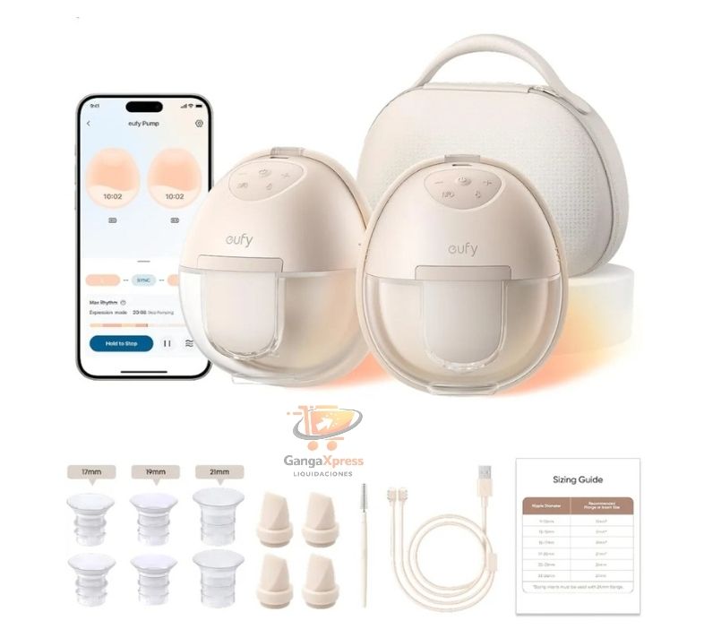 eufy Security - Extractor de leche portátil con calefacción S1 Pro