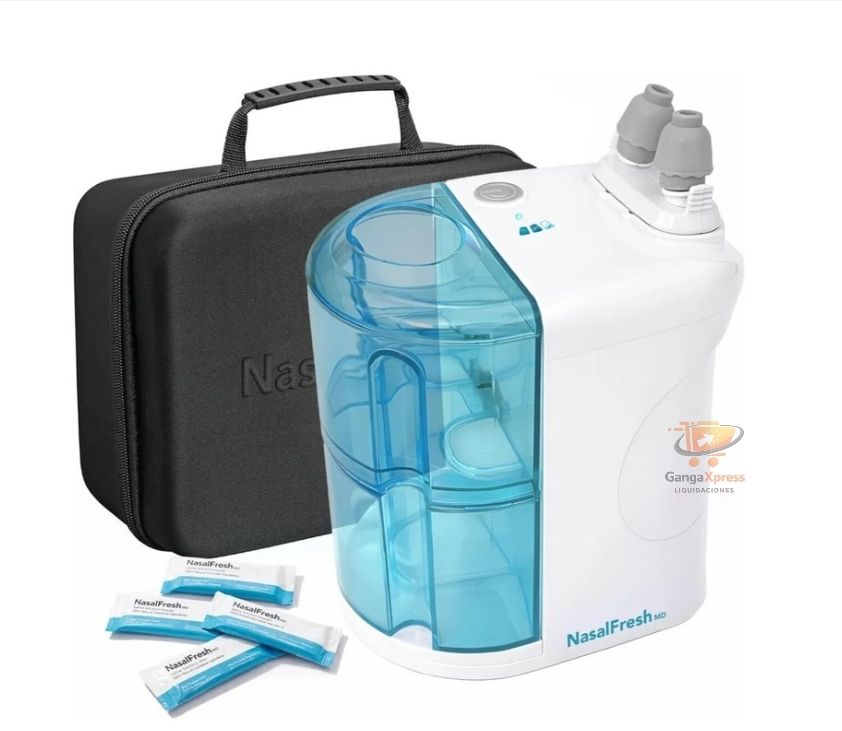 NASALFRESH MD Paquete premium: sistema de riego nasal de doble potencia