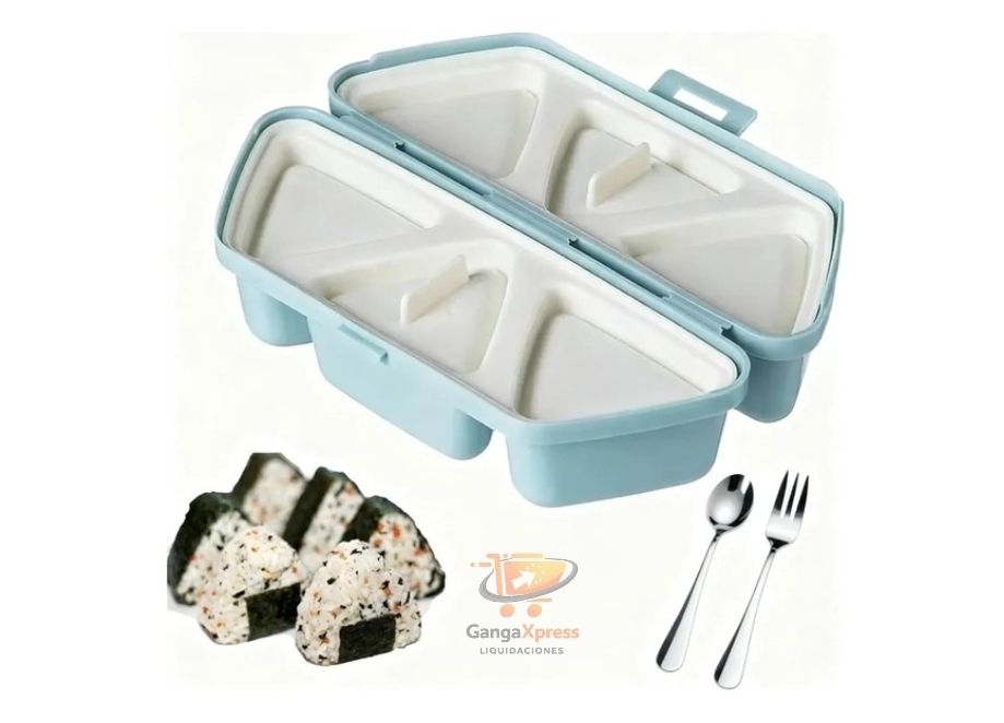 6 en 1 Onigiri Molde triangular de bolas de arroz