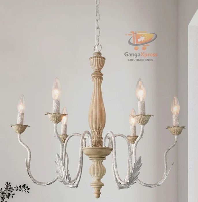 Candelabro de campo francés de 6 luces 