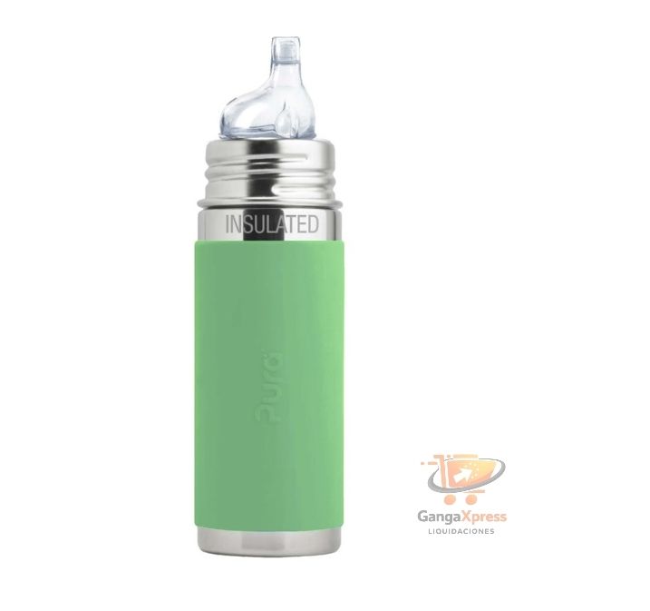 Pura Kiki Botella Sippy de Acero Inoxidable 