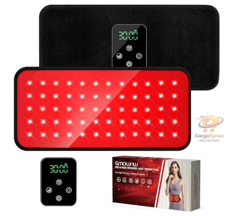 Almohadilla de terapia de luz roja inalámbrica
