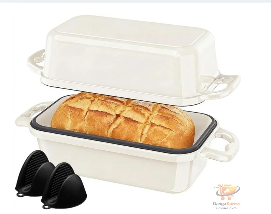 Pan holandés de hierro fundido esmaltado