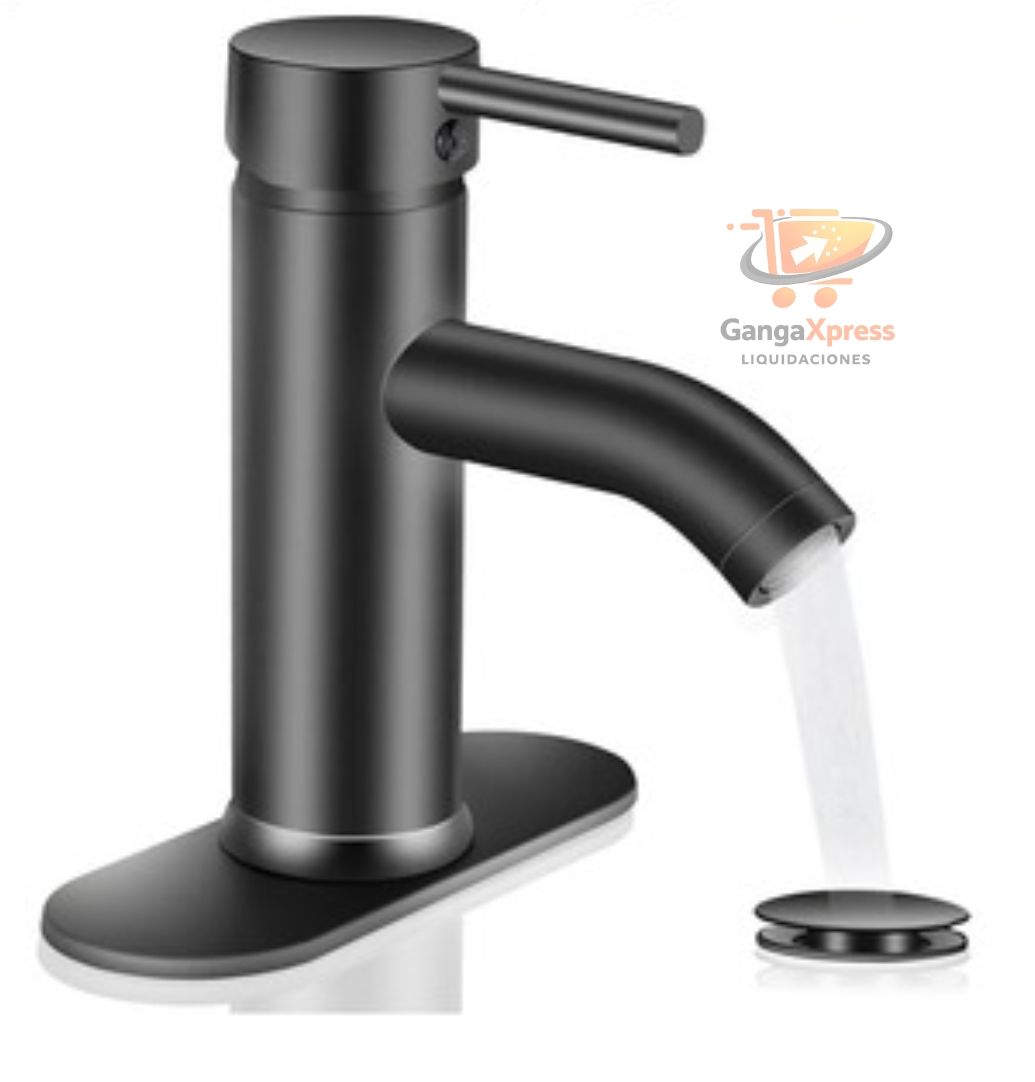 Grifos de baño negro mate