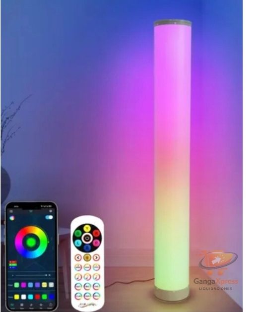 Lámpara De Pie Inteligente Rgb