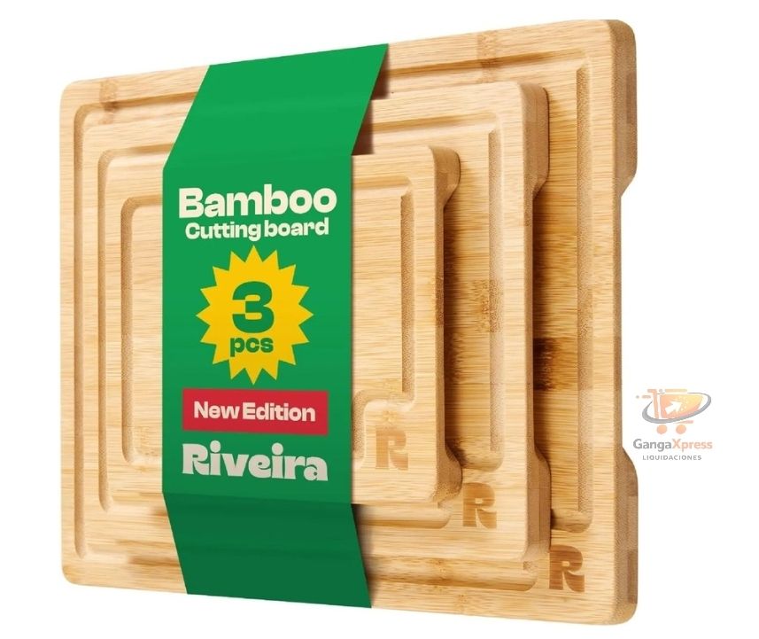Riveira Bamboo Grandeur: juego de 3 Tablas