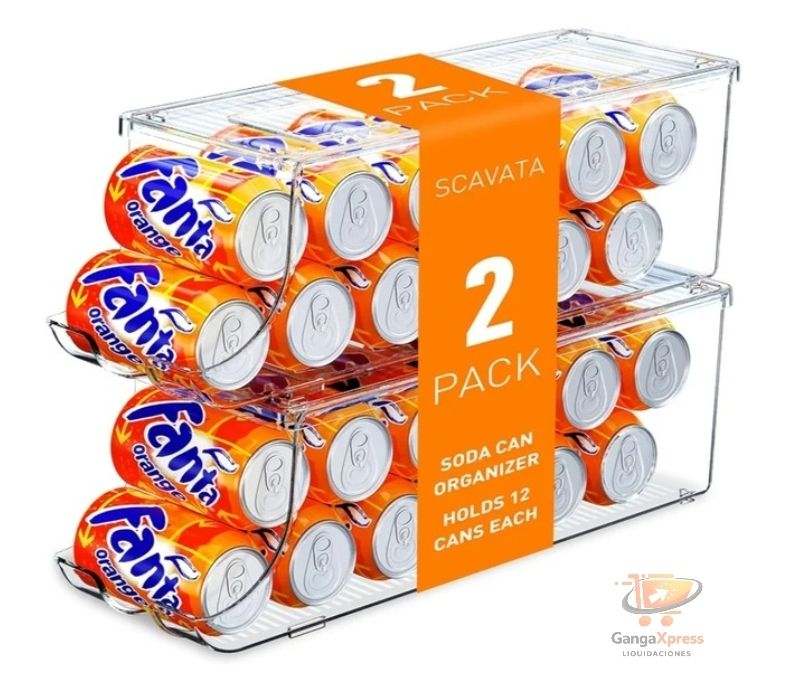 SCAVATA - Paquete de 2 organizadores de latas