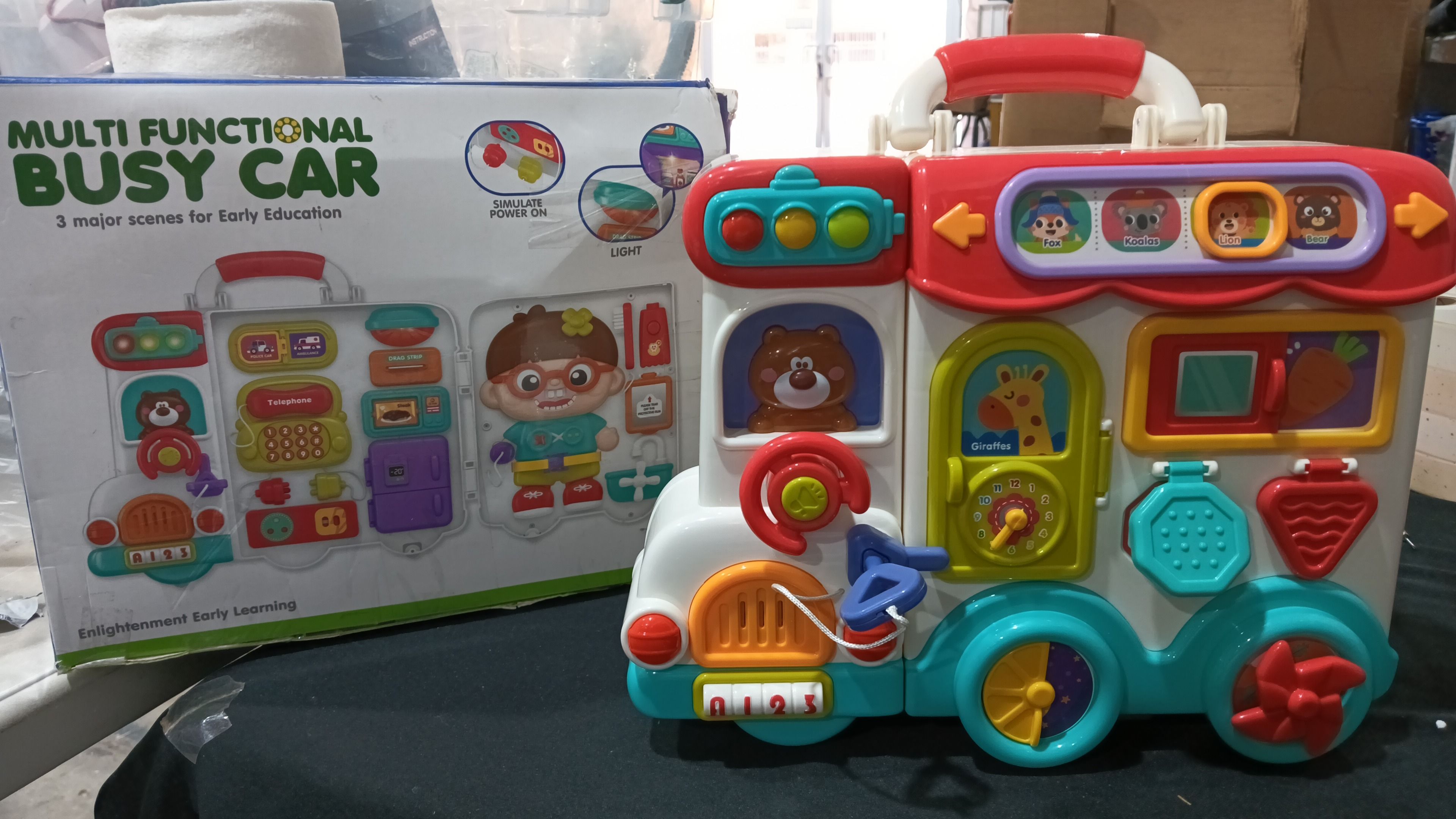 Montessori - Juguetes de mesa ocupada para niños de 1 año