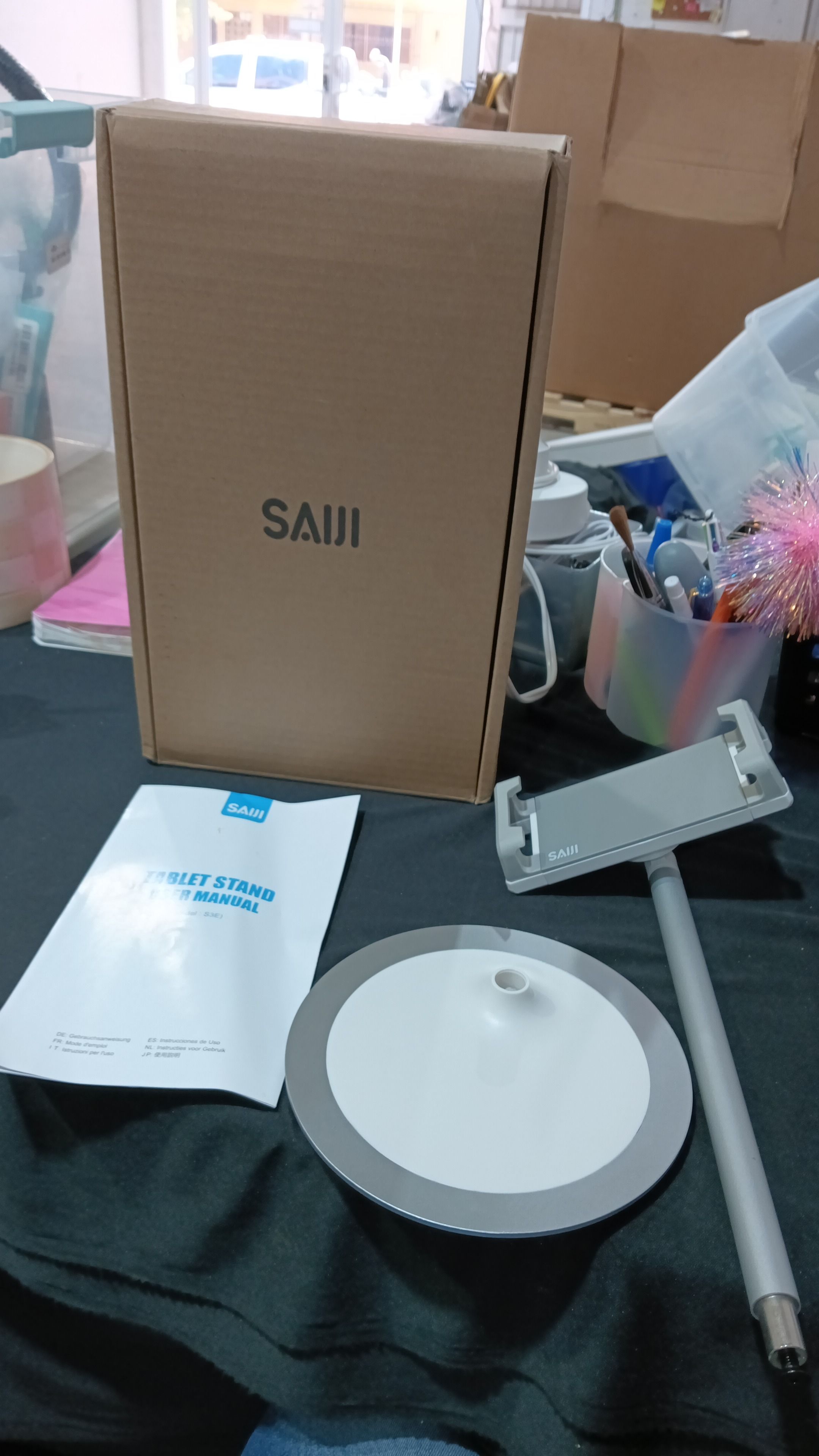 SAIJI - Soporte para Tablet portátil de Altura Ajustable