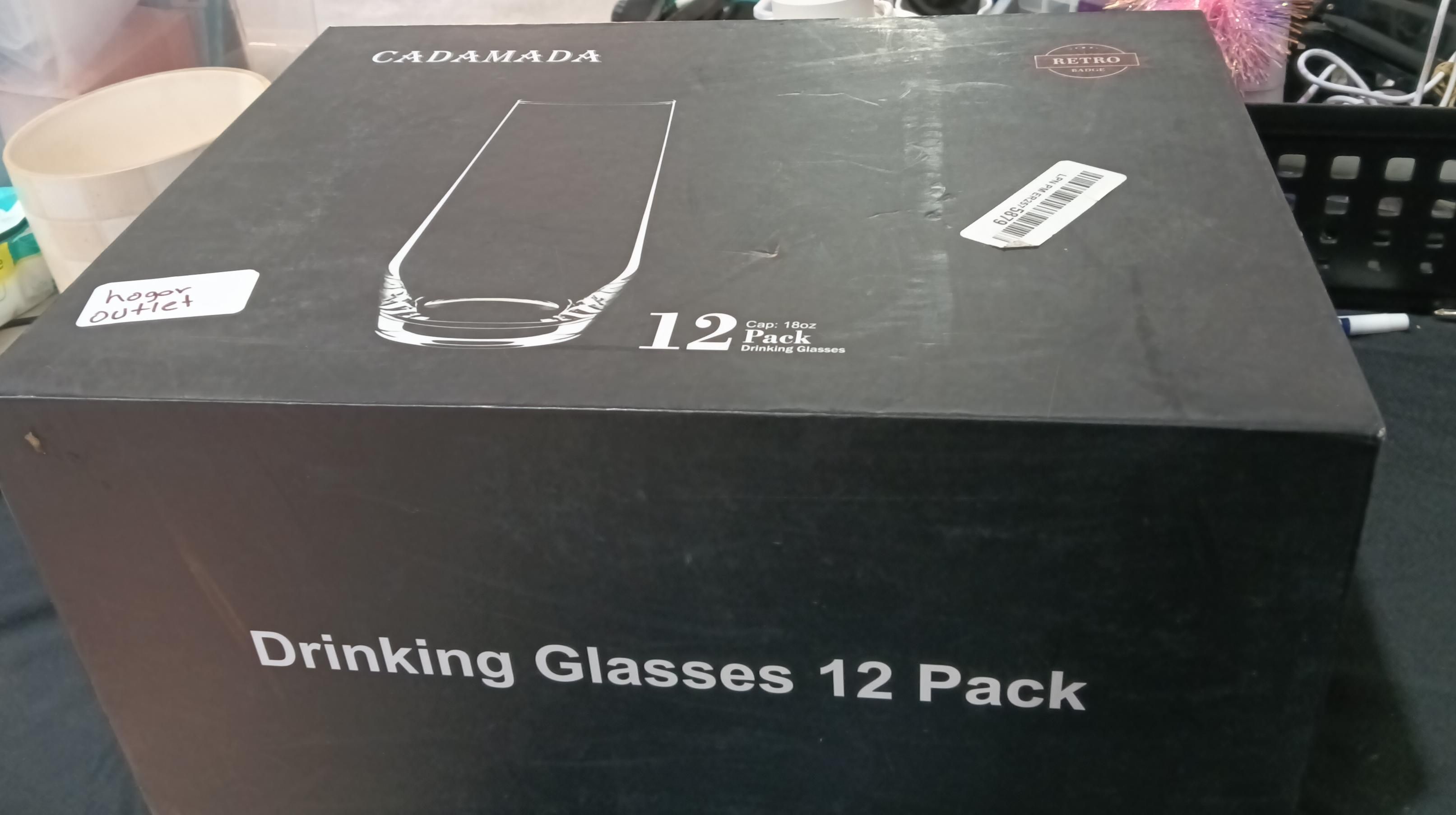Juego de 12 vasos