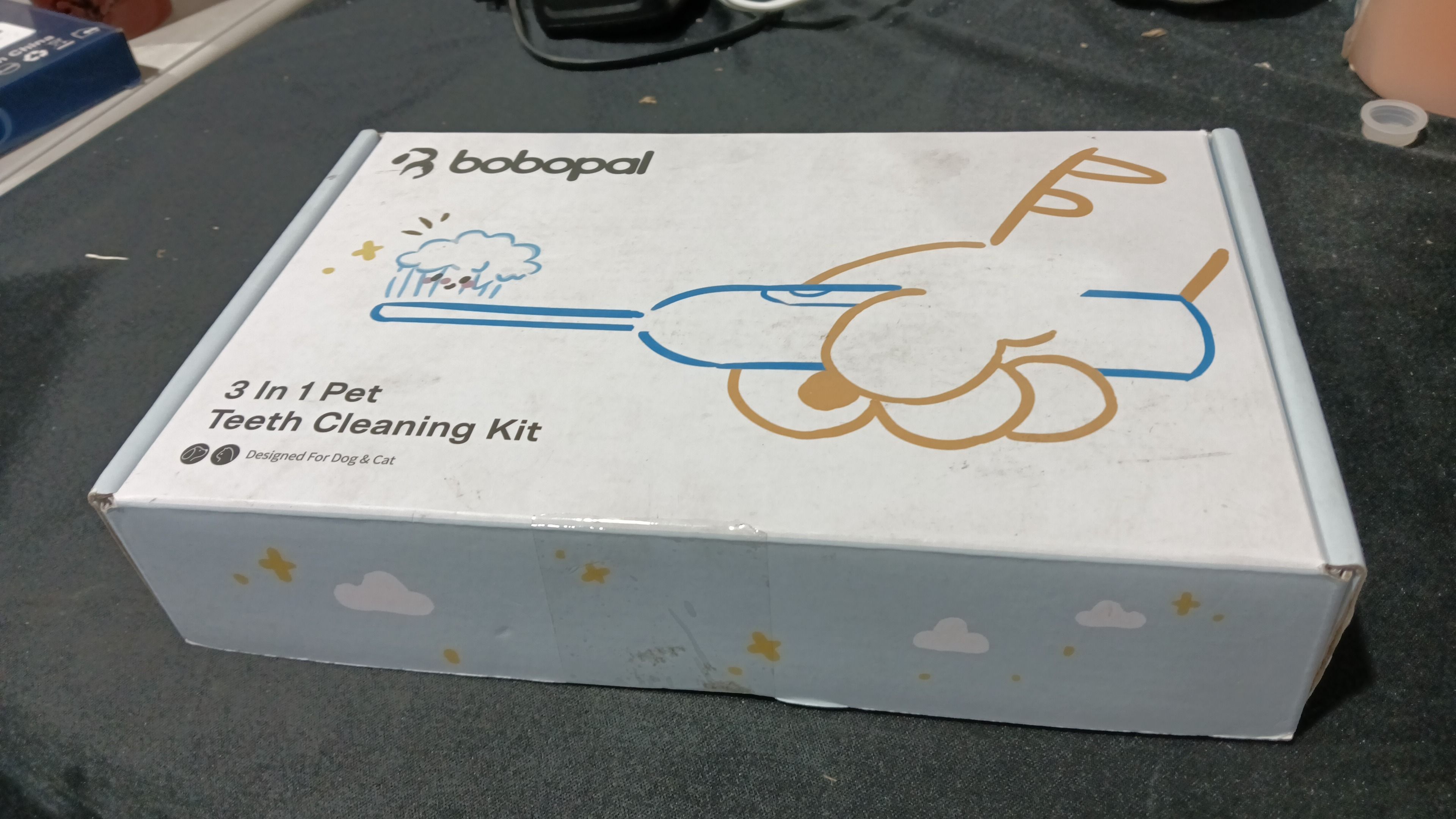 Kit de cepillado de dientes para perros, herramientas de limpieza de dientes