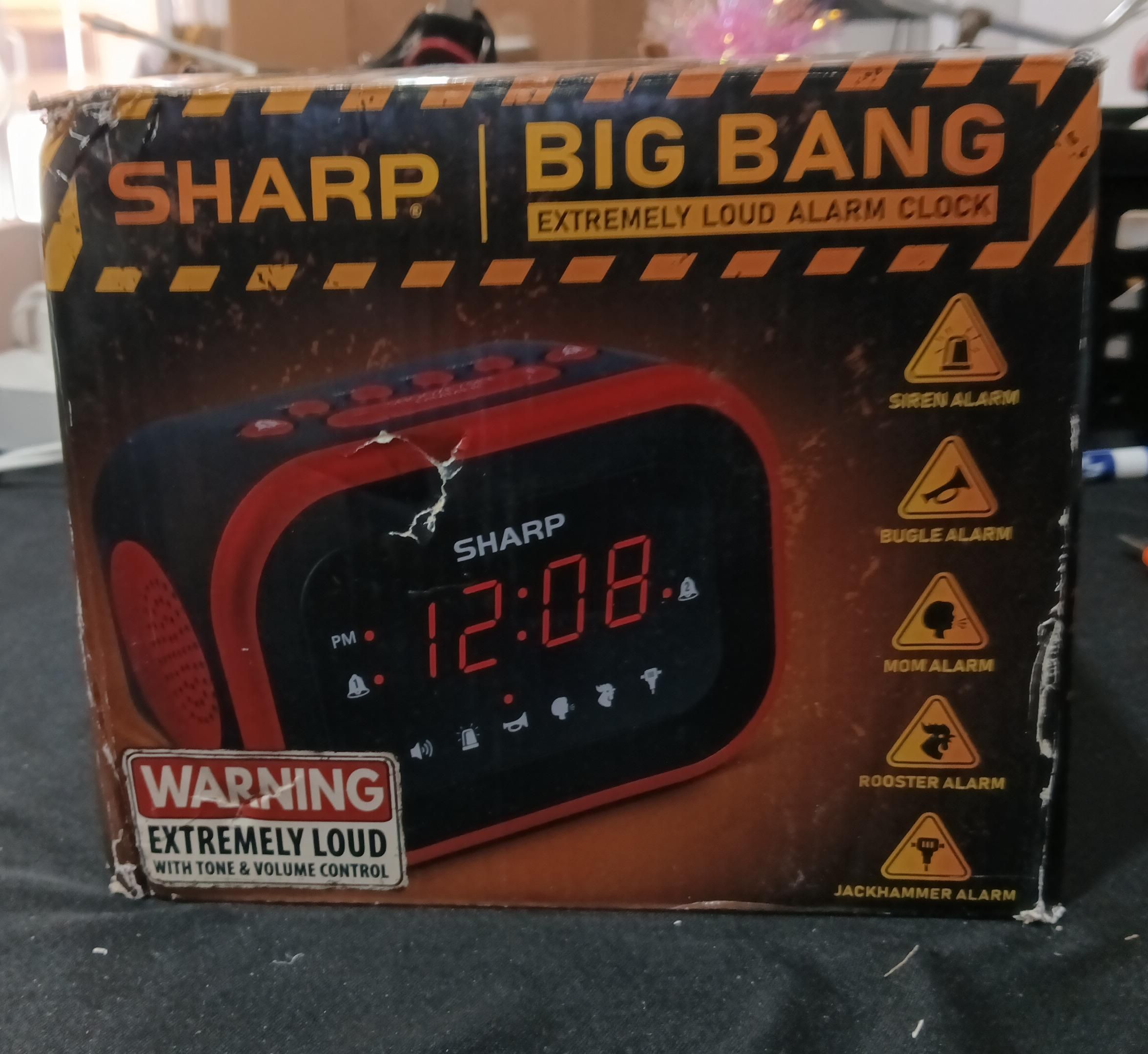 Sharp Big Bang - Reloj despertador