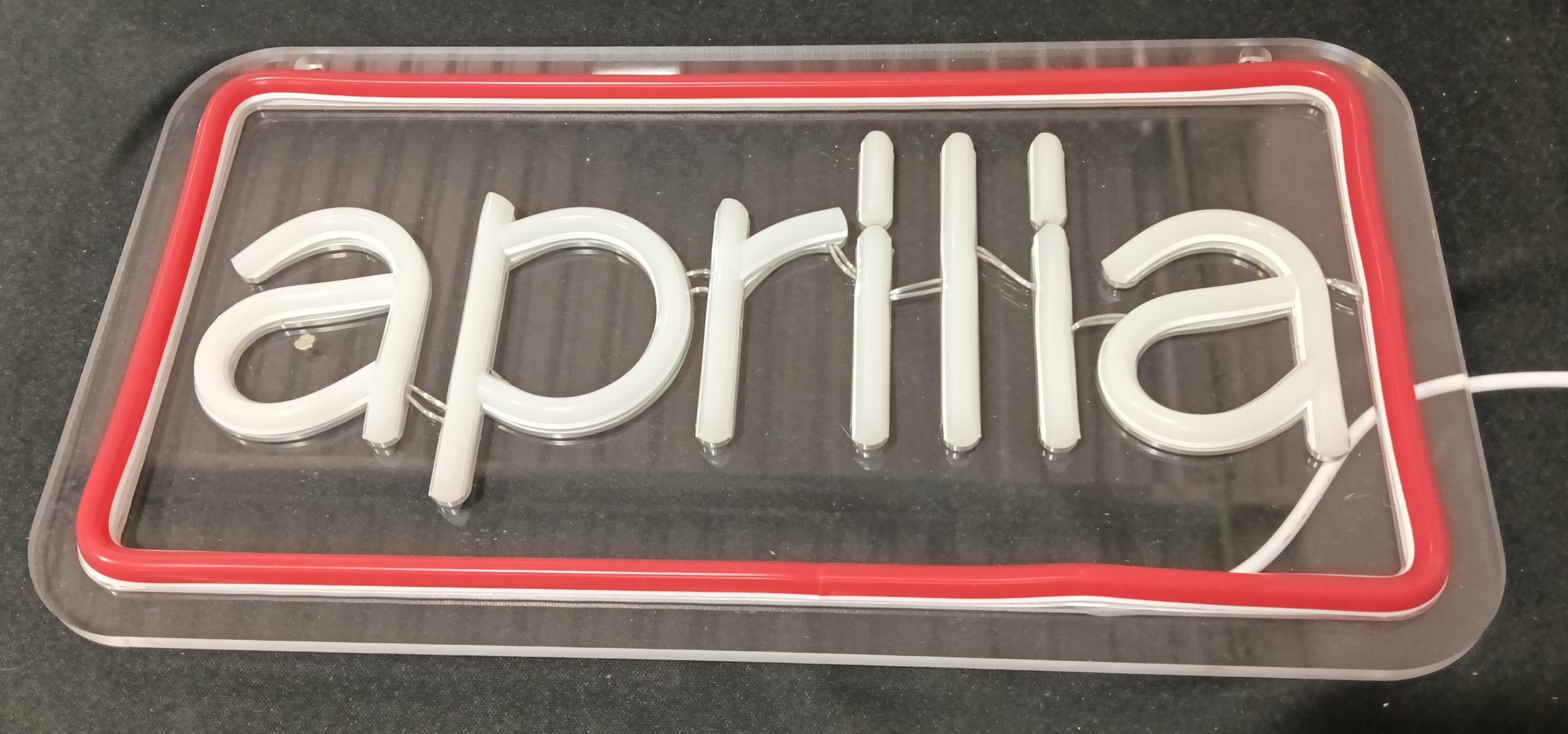 Letrero Neón Aprilia 