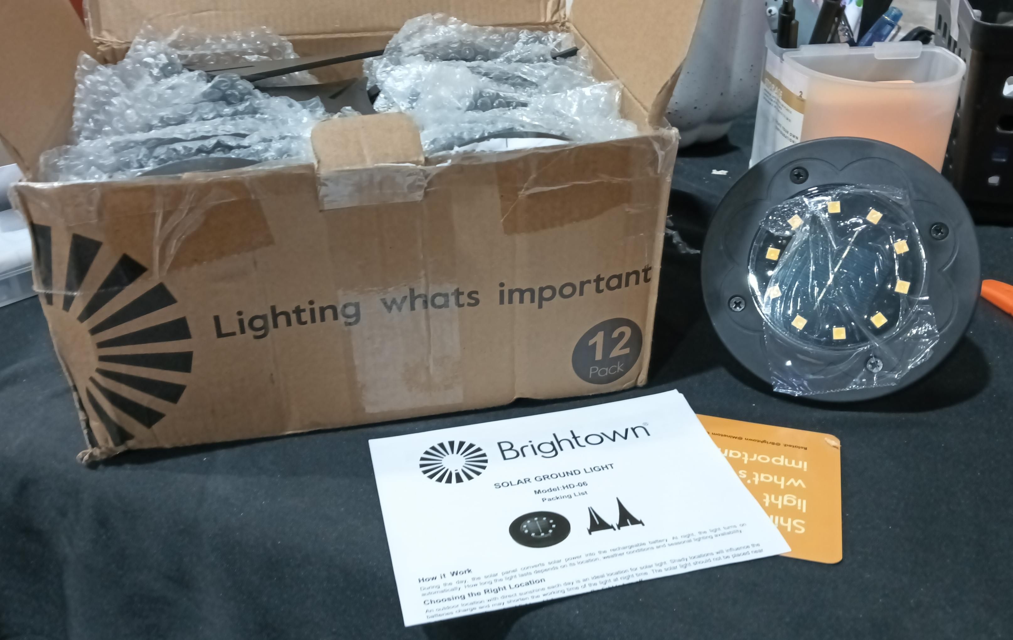 Brightown - Luces solares impermeables