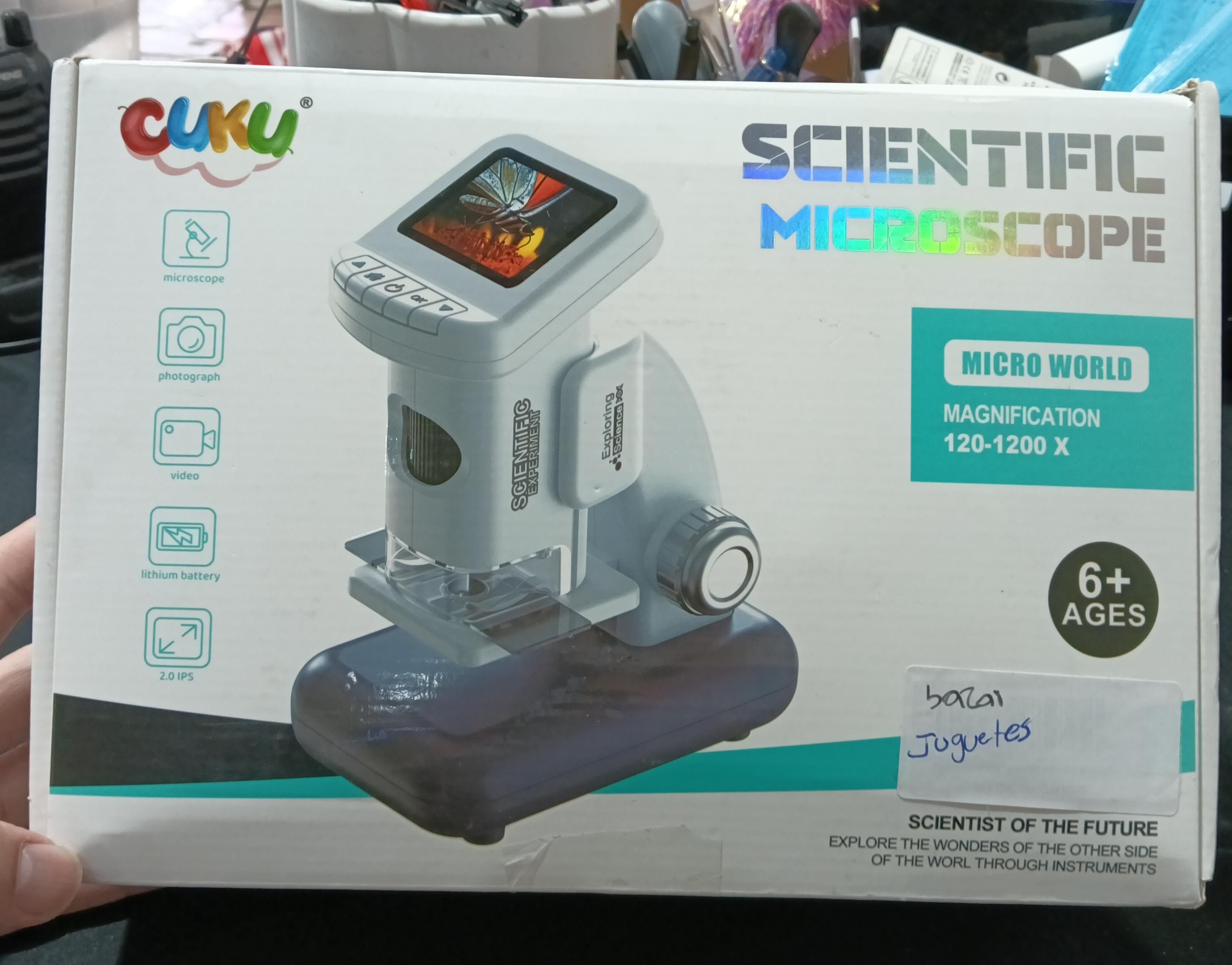 Microscopio electrónico de Modo Doble para niños