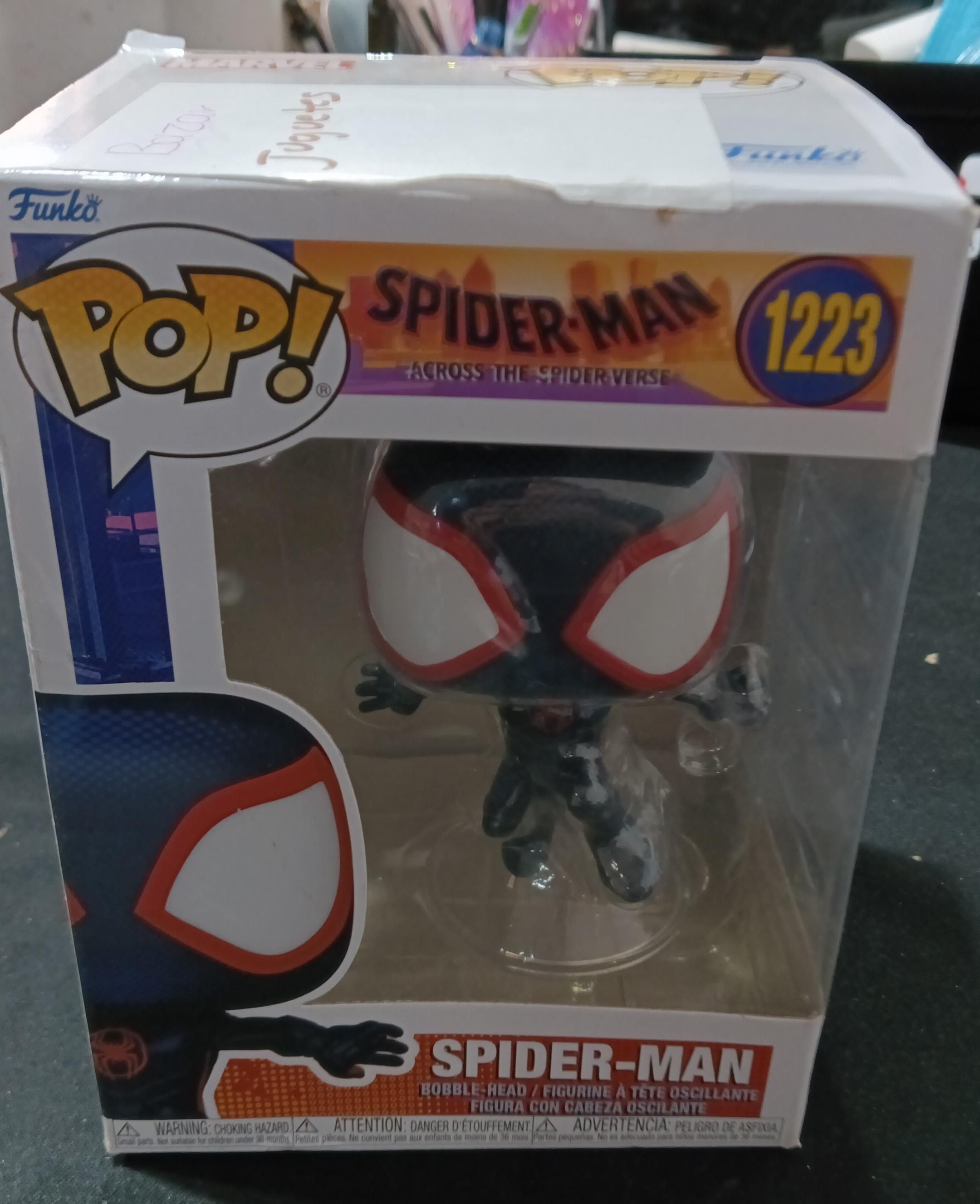 Funko Pop Marvel Spiderman Across The Spiderverse Spider-man